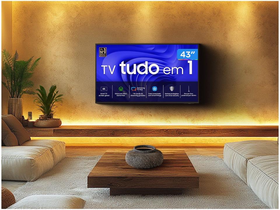 Smart TV 43” UHD 4K LED Samsung 43DU7700 - 11