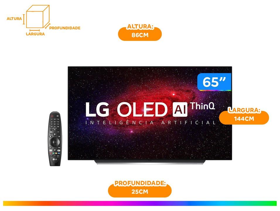 Smart TV 4K OLED IPS 65” LG OLED65CXPSA - 25