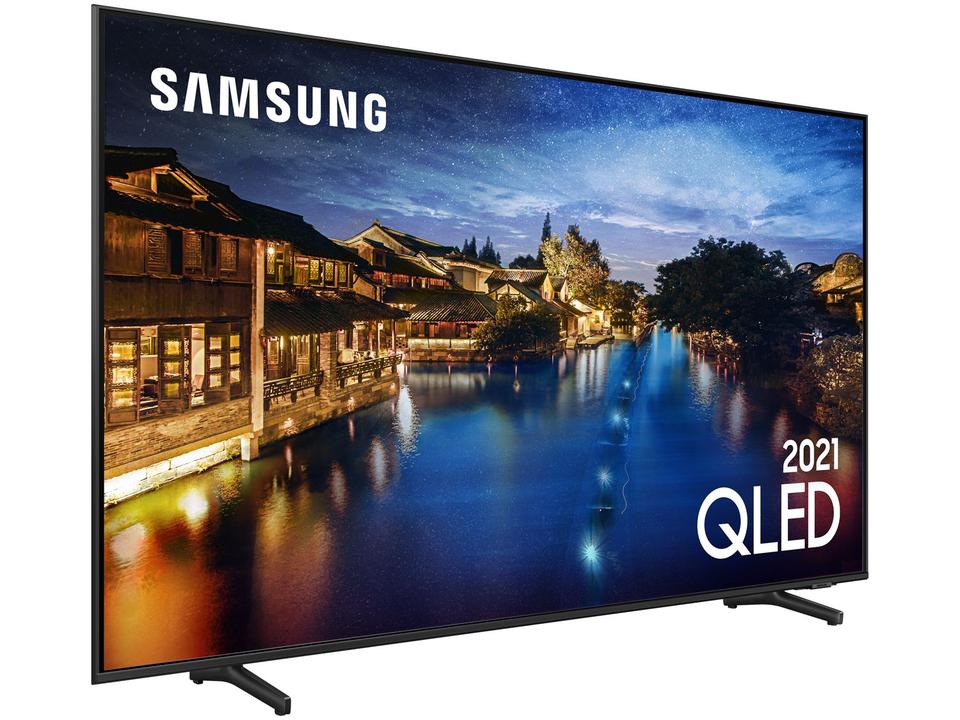 Smart TV 55” 4K QLED Samsung 55Q60AA - Wi-Fi Bluetooth HDR 3 HDMI 2 USB - 3