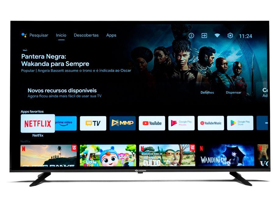 Smart TV 50” 4K DLED Rig Vizzion BR50GUA IPS - 5