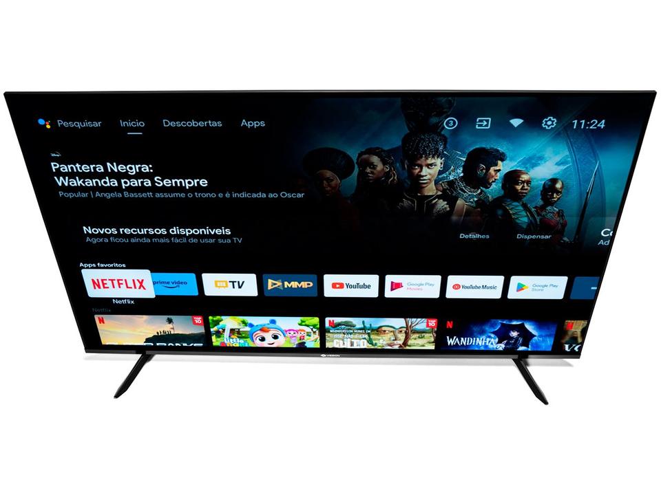 Smart TV 50” 4K DLED Rig Vizzion BR50GUA IPS - 7