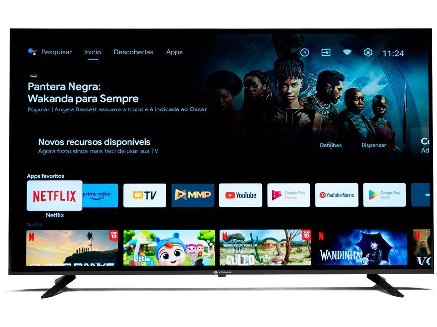 Smart TV 50” 4K DLED Rig Vizzion BR50GUA IPS - 5