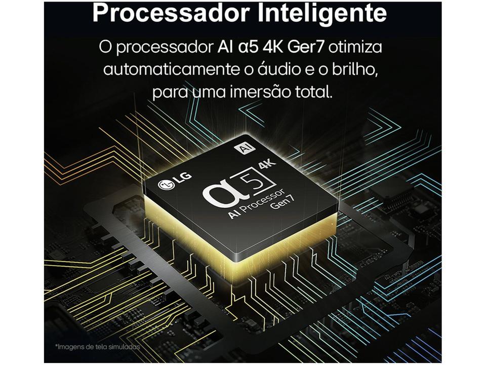 Smart TV 50" 4K LCD LED NanoCell LG 50NANO80TSA WebOS 24 Processador a5 Ger7 Wi-Fi e Bluetooth com Alexa 3 HDMI 2 US - 7