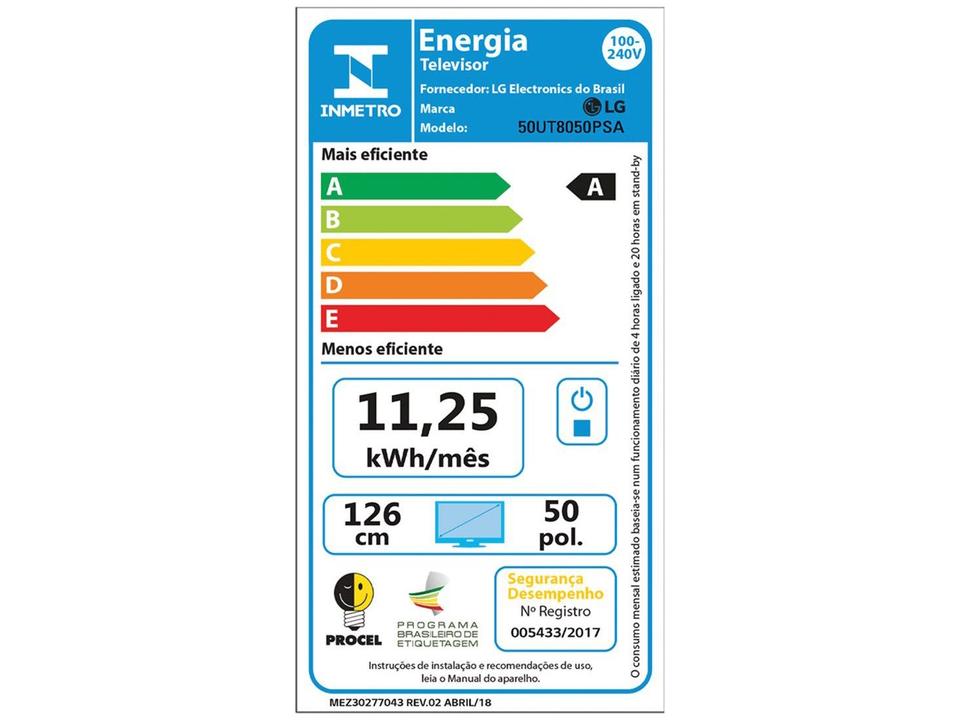 Smart TV 50" 4K LG Ultra HD 50UT8050 com Processador a5 Ger7 AI Alexa/Chromecast integrado Otimizador de Jogos webOS 24 e Controle Smart Magic - 12