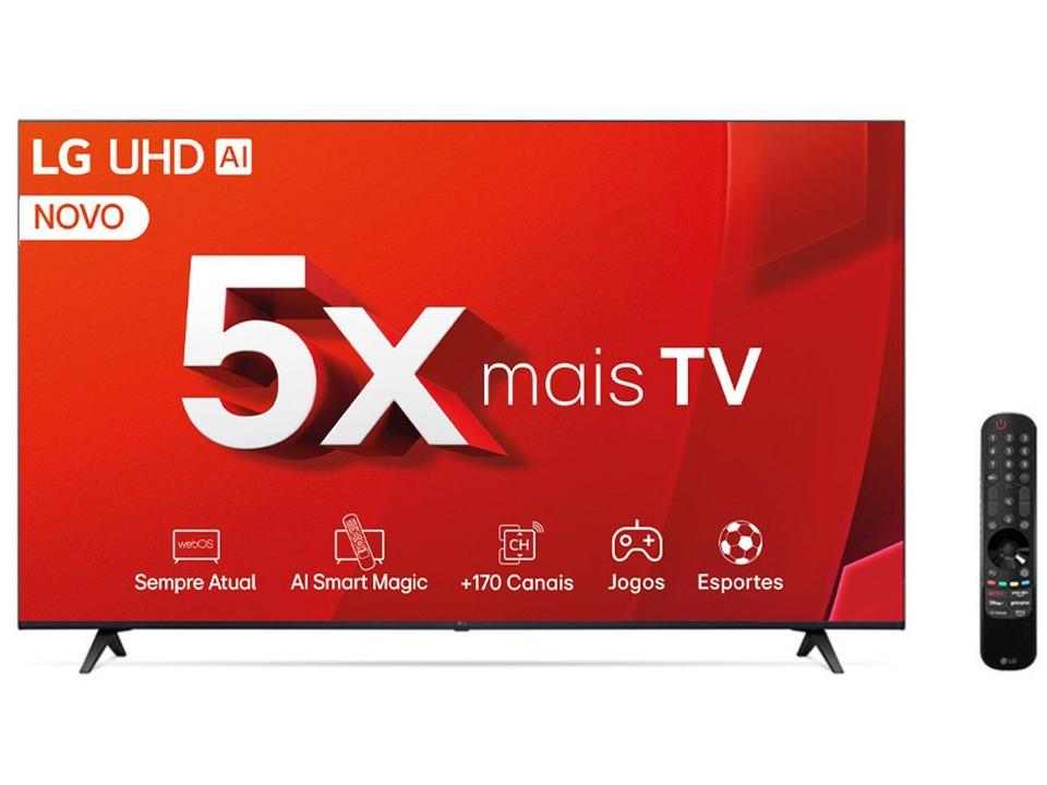 Smart TV 50" 4K LG Ultra HD 50UT8050 com Processador a5 Ger7 AI Alexa/Chromecast integrado Otimizador de Jogos webOS 24 e Controle Smart Magic - 3