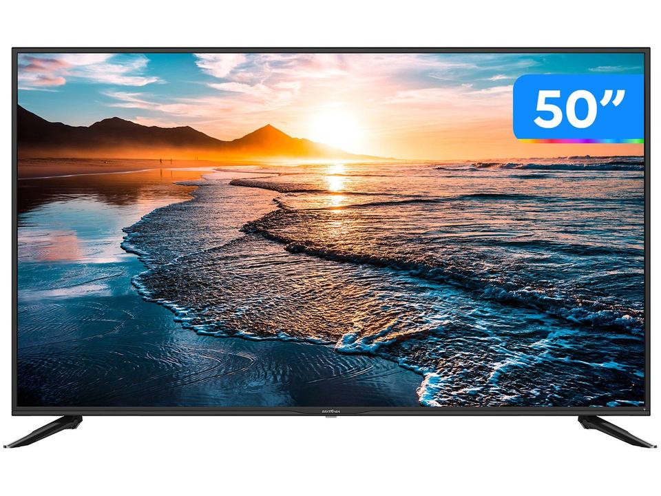 Smart TV 50” 4K UHD LED Britânia BTV50N10N5E VA - 60Hz Wi-Fi HDR10 4 HDMI 2 USB