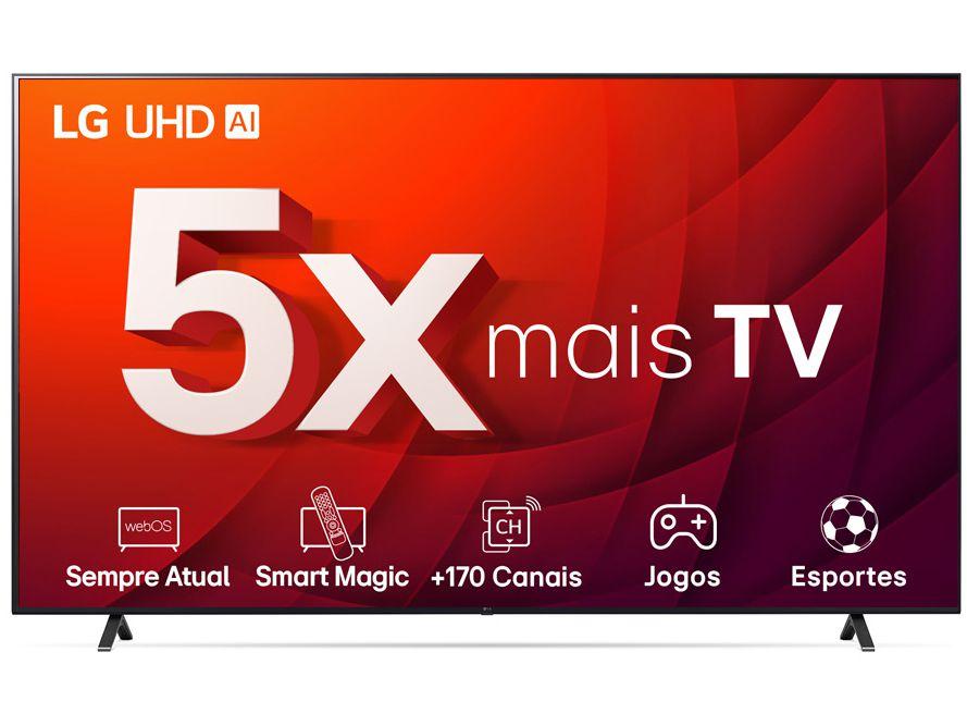 Smart TV 50” 4K Ultra HD LED LG 50UR8750 - Wi-Fi Bluetooth Alexa 3 HDMI IA - 8