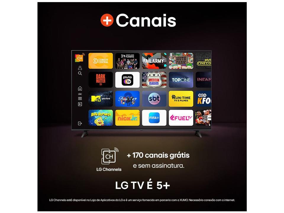 Smart TV 50” 4K Ultra HD LED LG 50UR8750 - Wi-Fi Bluetooth Alexa 3 HDMI IA - 3
