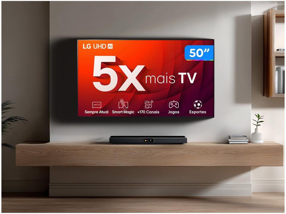 Smart TV 50” 4K Ultra HD LED LG 50UR8750 - 8