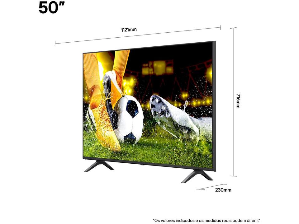 Smart TV 50" LG 4K Ultra HD NANO 50NANO80ASA webOS 25 a7 AI Processor Alexa 3 HDMI 2 US - 12