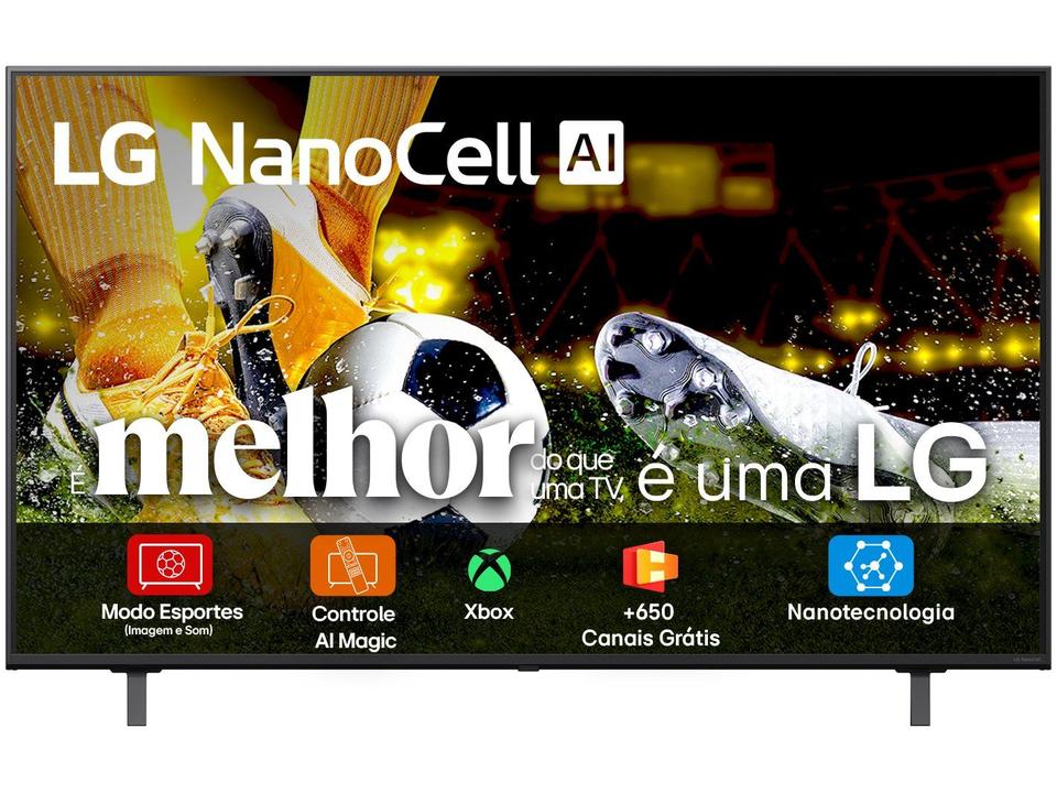 Smart TV 50" LG 4K Ultra HD NANO 50NANO80ASA webOS 25 a7 AI Processor Alexa 3 HDMI 2 US - 22