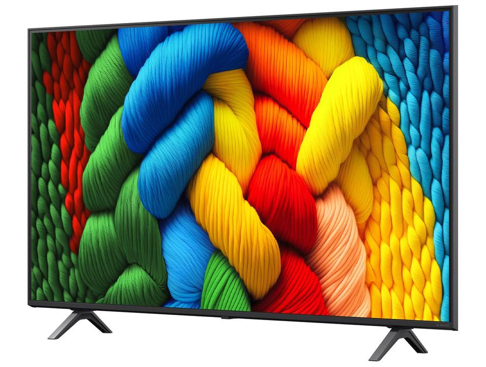 Smart TV 50" LG 4K Ultra HD NANO 50NANO80ASA webOS 25 a7 AI Processor Alexa 3 HDMI 2 USB - 10