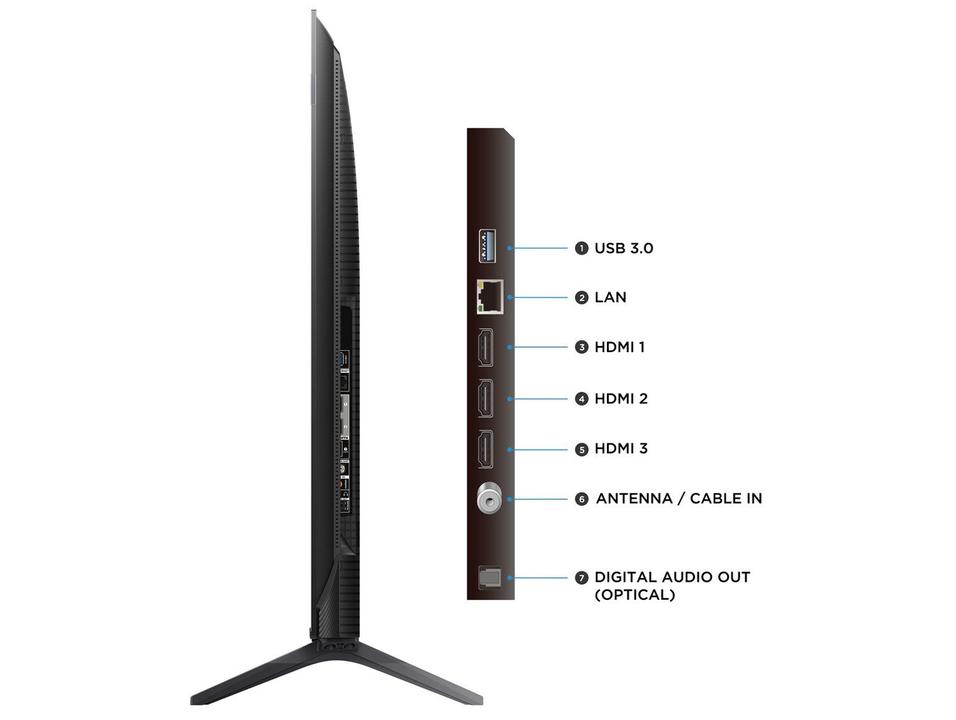 Smart TV 50" TCL 4K UHD MiniLED C6KS 50C6KS Google TV 2025 - 5