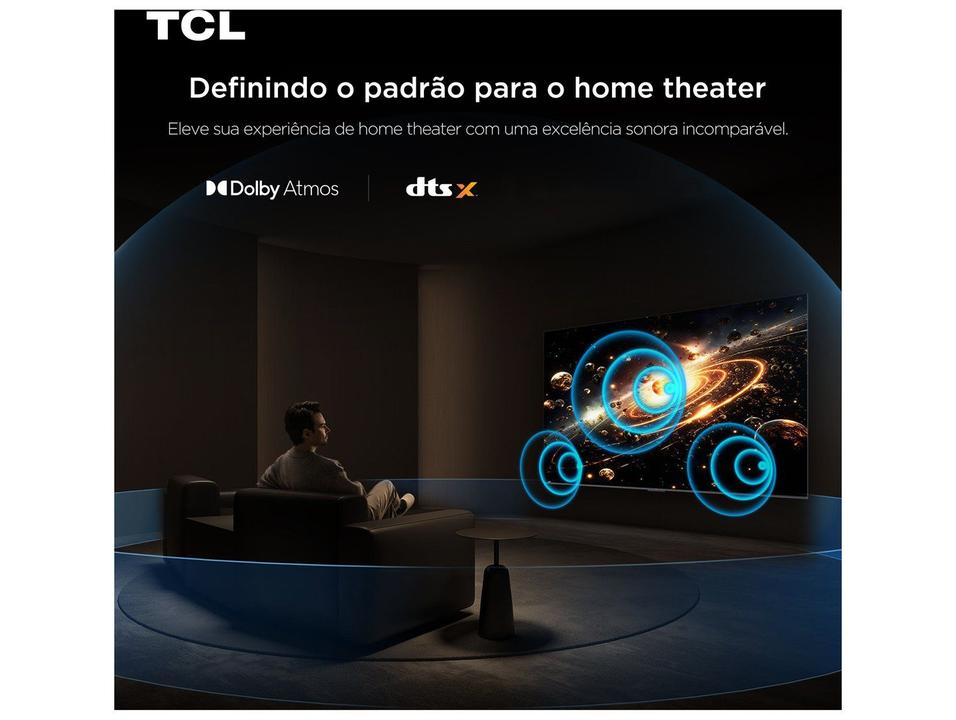 Smart TV 50" TCL 4K UHD MiniLED C6KS 50C6KS Google TV 2025 - 2