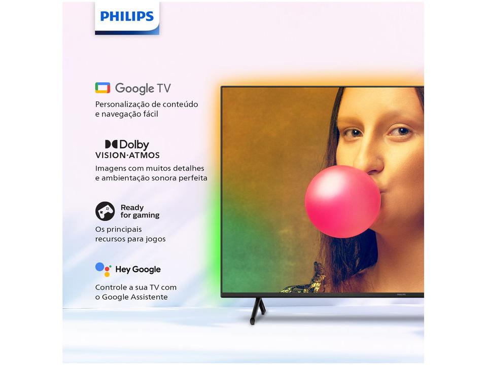 Smart TV 55” 4K D-LED Philips 55PUG7908/78 - IPS Wi-Fi Bluetooth Google Assistente 4 HDMI - 2