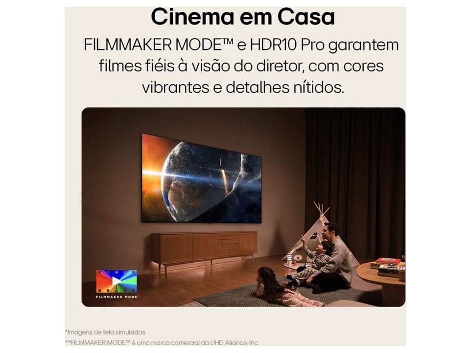 Smart TV 55" 4K LCD LED NanoCel LG 55NANO80TSA AI Processor Wi-Fi e Bluetooth 3 HDMI 2 USB - 11