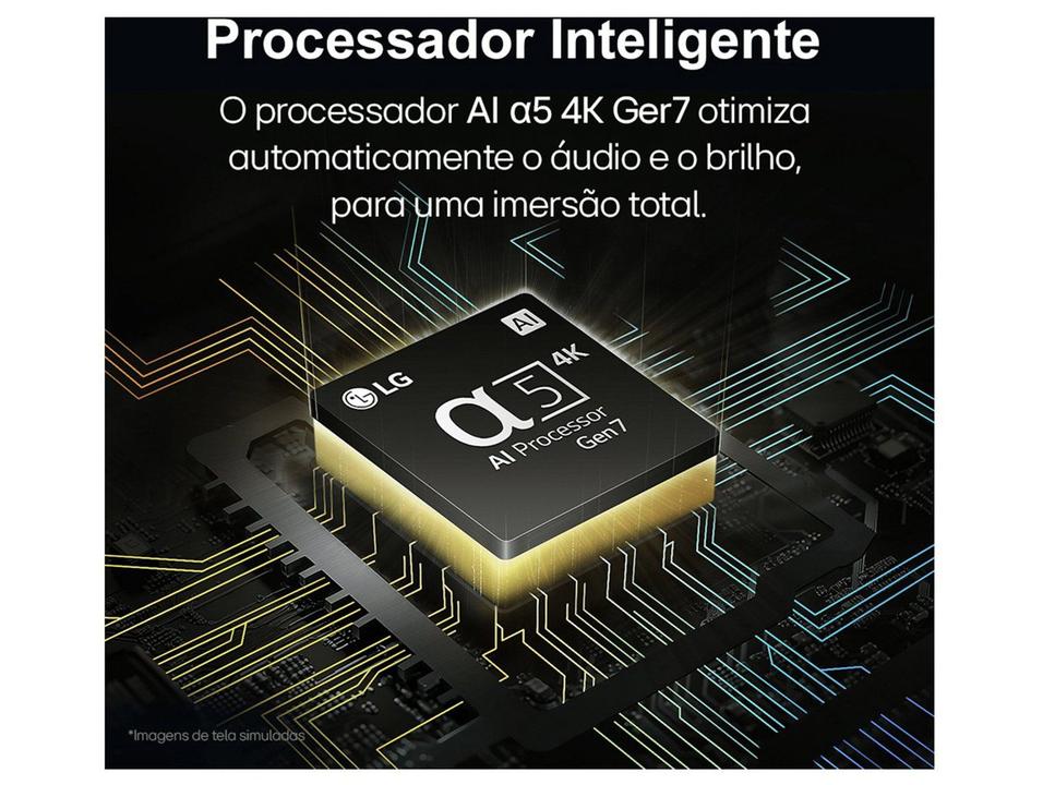 Smart TV 55" 4K LCD LED NanoCel LG 55NANO80TSA AI Processor Wi-Fi e Bluetooth 3 HDMI 2 USB - 8