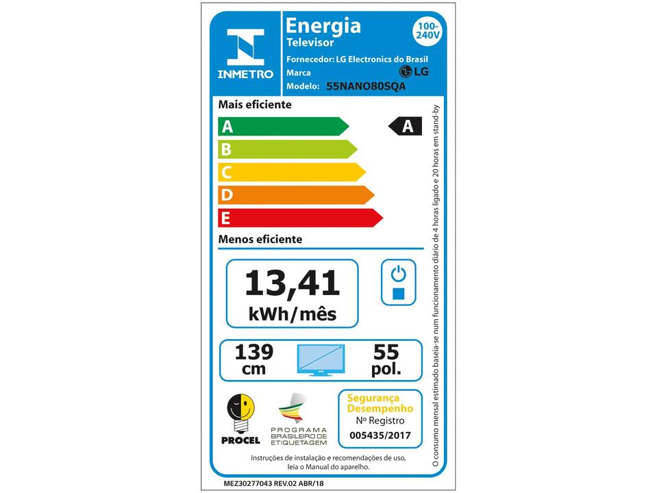 Smart TV 55” 4K LED LG NanoCell 55NANO80 - 11