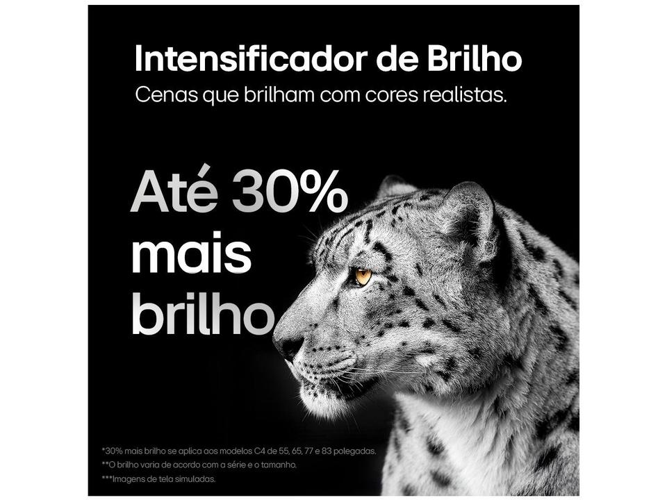 Smart TV 55" 4K LG OLED evo OLED55C4 120Hz Nativo Processador a9 Ger7 Wi-Fi e Bluetooth 4 HDMI 3 US - 3