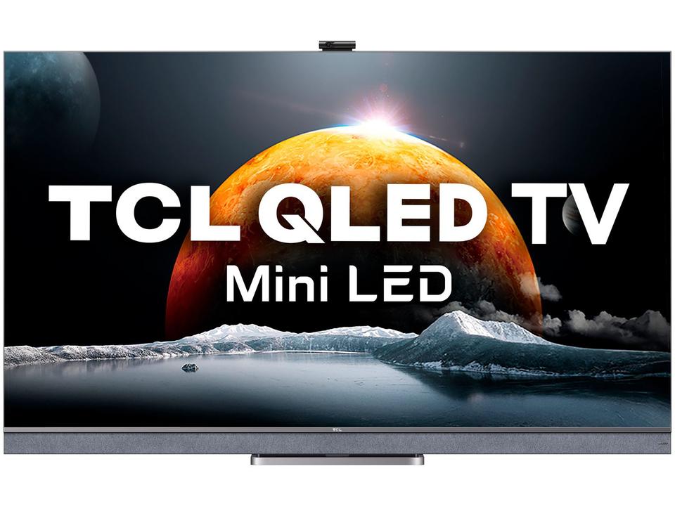 Smart TV 55”4K Mini LED TCL 55C825 VA 120Hz - Wi-Fi Bluetooth Google Assistente 4 HDMI 2 USB - 5
