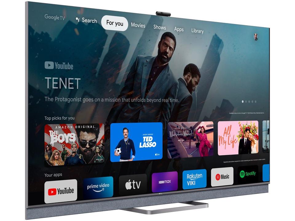 Smart TV 55”4K Mini LED TCL 55C825 VA 120Hz - 11