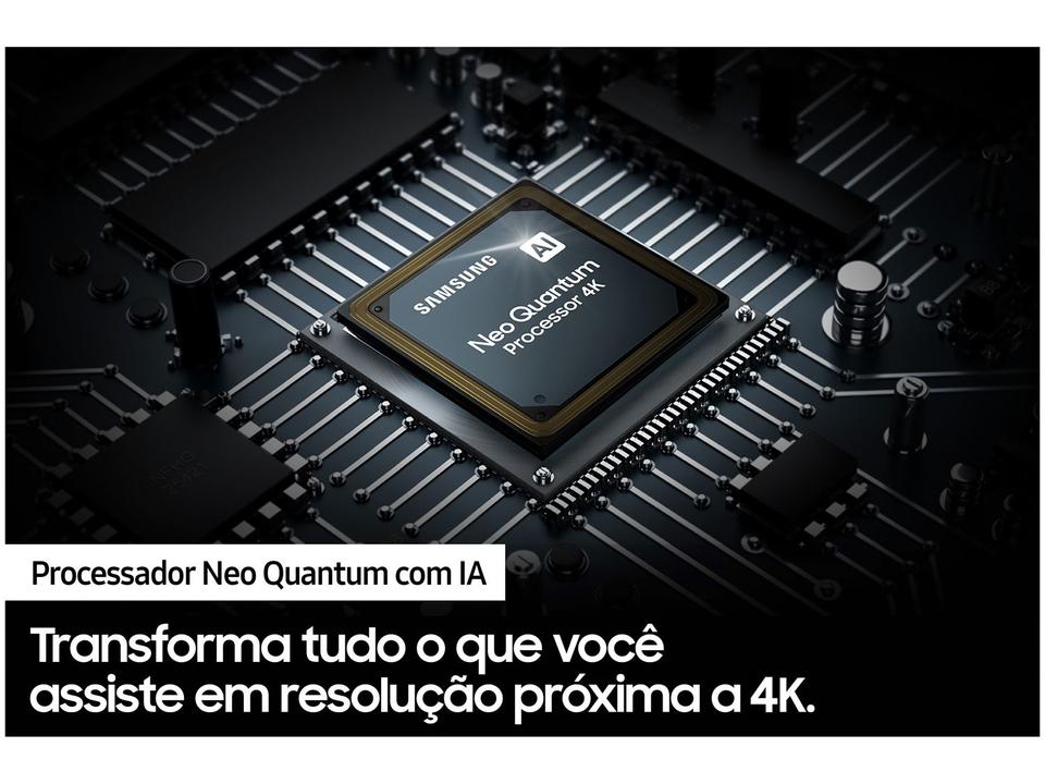Smart TV 55” 4K NEO QLED Mini Led Samsung 55QN85A - 120hz Som em Movimento Processador AI - 13