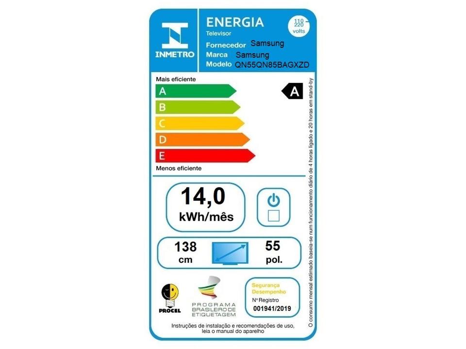 Smart TV 55” 4K Neo QLED Samsung QN55QN85BA - 10