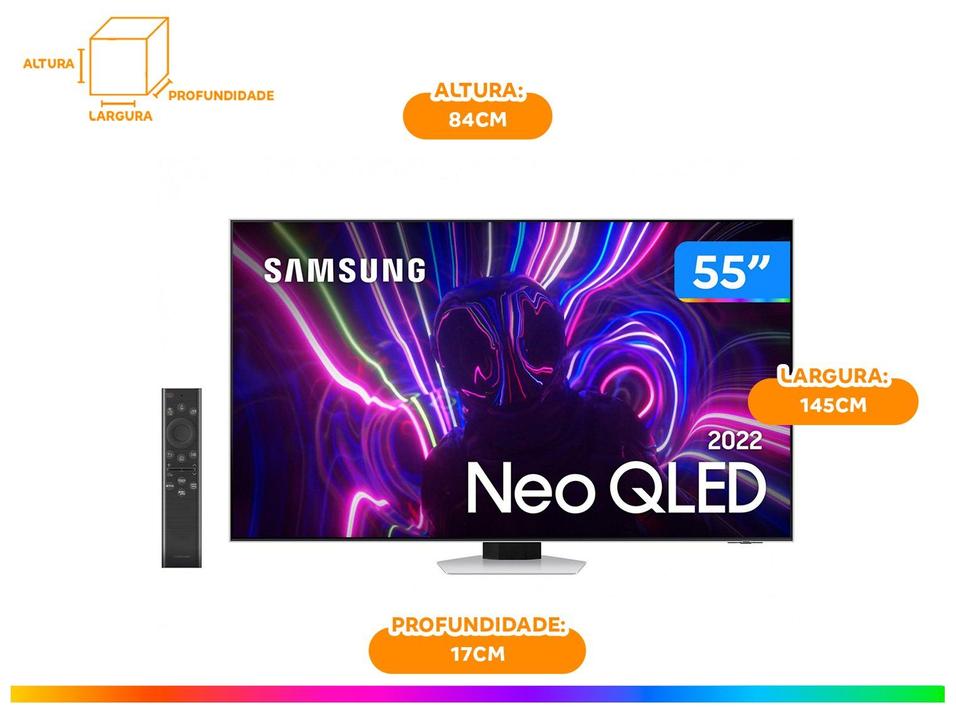 Smart TV 55” 4K Neo QLED Samsung QN55QN85BA - 11