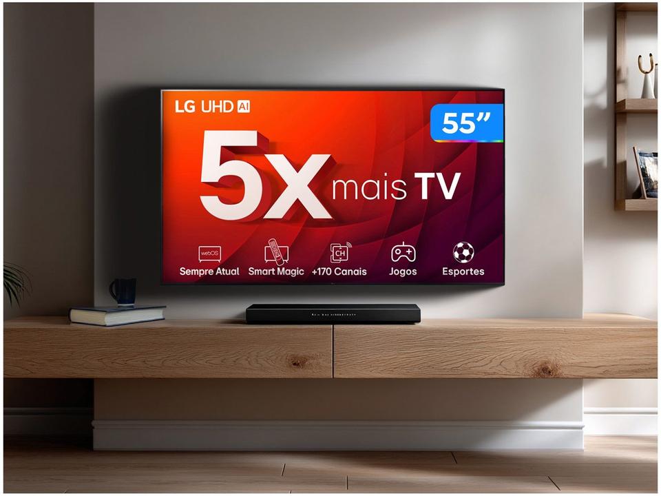 Smart TV 55” 4K UHD LED LG 55UR8750 - 8