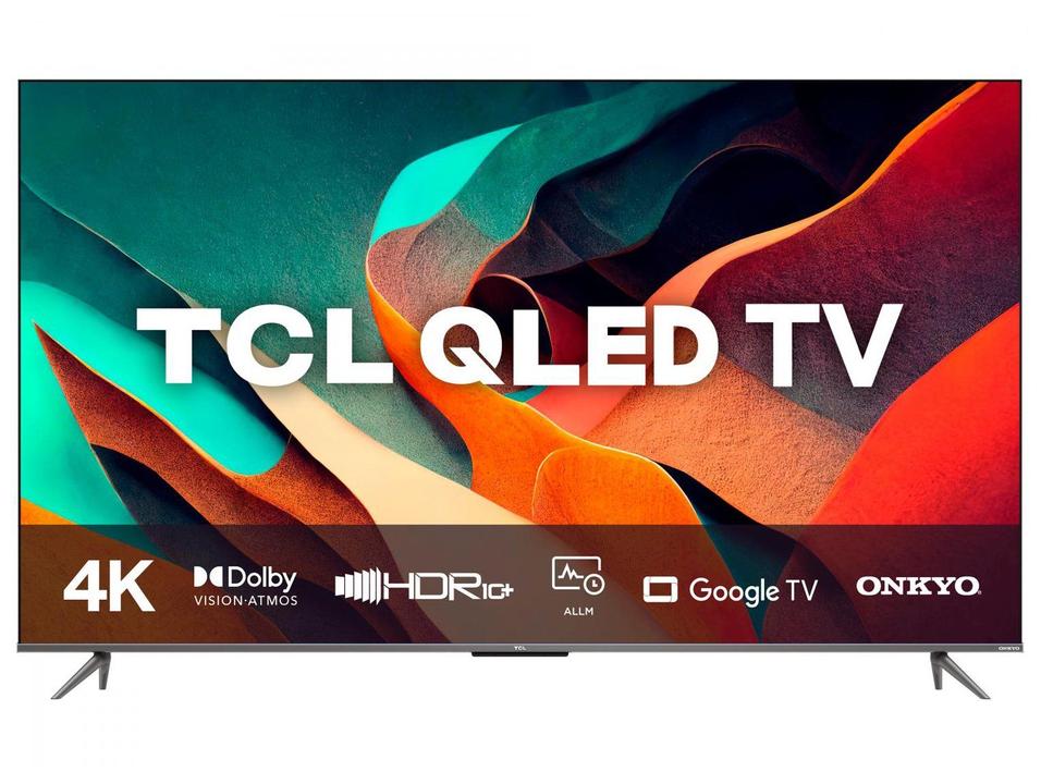 Smart TV 55” 4K UHD QLED TCL 55C635 60Hz Wi-Fi - 6