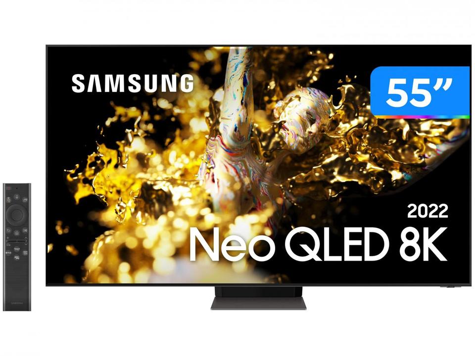 Smart TV 65” 8K Neo QLED Samsung VA Wi-Fi - Bluetooth Alexa 4 HDMI 3 USB