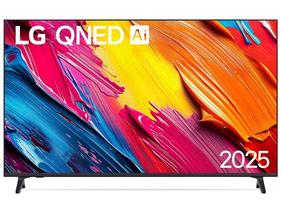 Smart TV 55" LG 4K QNED 55QNED70ASA WebOS 25 a7 AI Processor 4K Gen8 Alexa 3 HDMI 2 USB - 3
