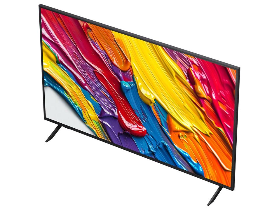 Smart TV 55" LG 4K QNED 55QNED82ASG webOS 25 a7 AI Processor Alexa 3 HDMI - 8