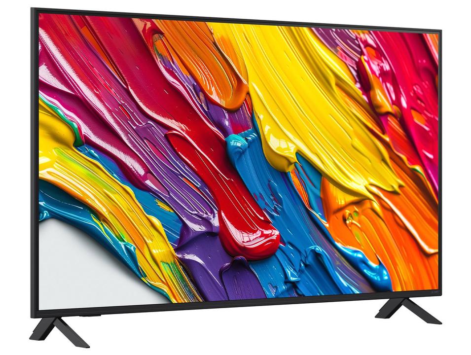 Smart TV 55" LG 4K QNED 55QNED82ASG webOS 25 a7 AI Processor Alexa 3 HDMI - 5