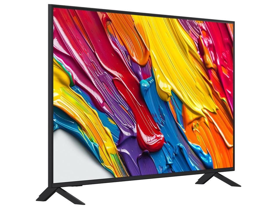 Smart TV 55" LG 4K QNED 55QNED82ASG webOS 25 a7 AI Processor Alexa 3 HDMI - 6