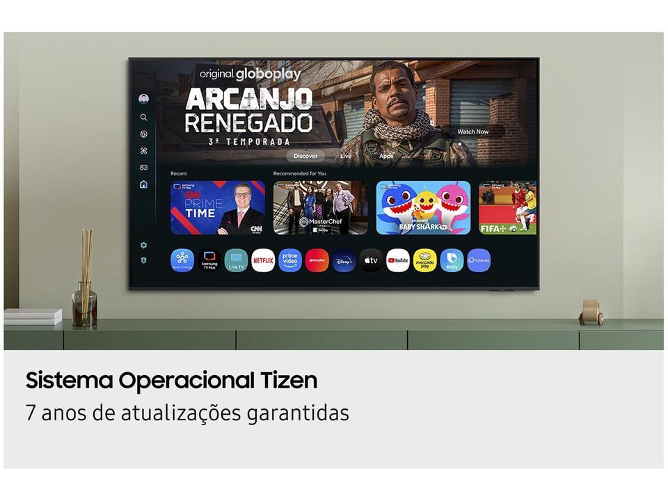 Smart TV 55" Samsung 4K UHD Crystal UHD UN55U8600FGXZD Tizen Bixby 3 HDMI - 2