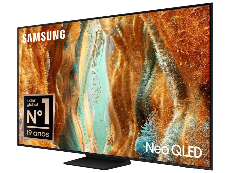 Smart TV 55" Samsung Ultra 4K Neo QLED Ultra QN70F QN55QN70FAGXZD 120Hz Tizen NQ4 AI Gen2 Bixby Alexa 4 HDMI - 8