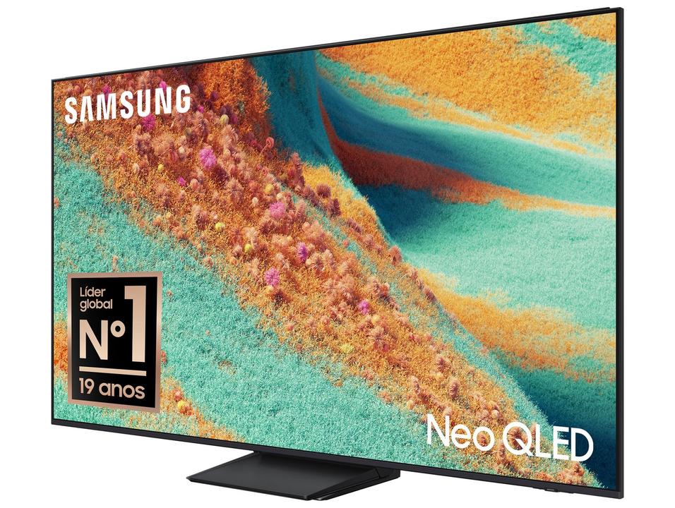 Smart TV 55" Samsung Ultra 4K Neo QLED Ultra QN85F QN55QN85FAGXZD 120Hz Tizen NQ4 AI Gen2 Bixby Alexa 4 HDMI - 8