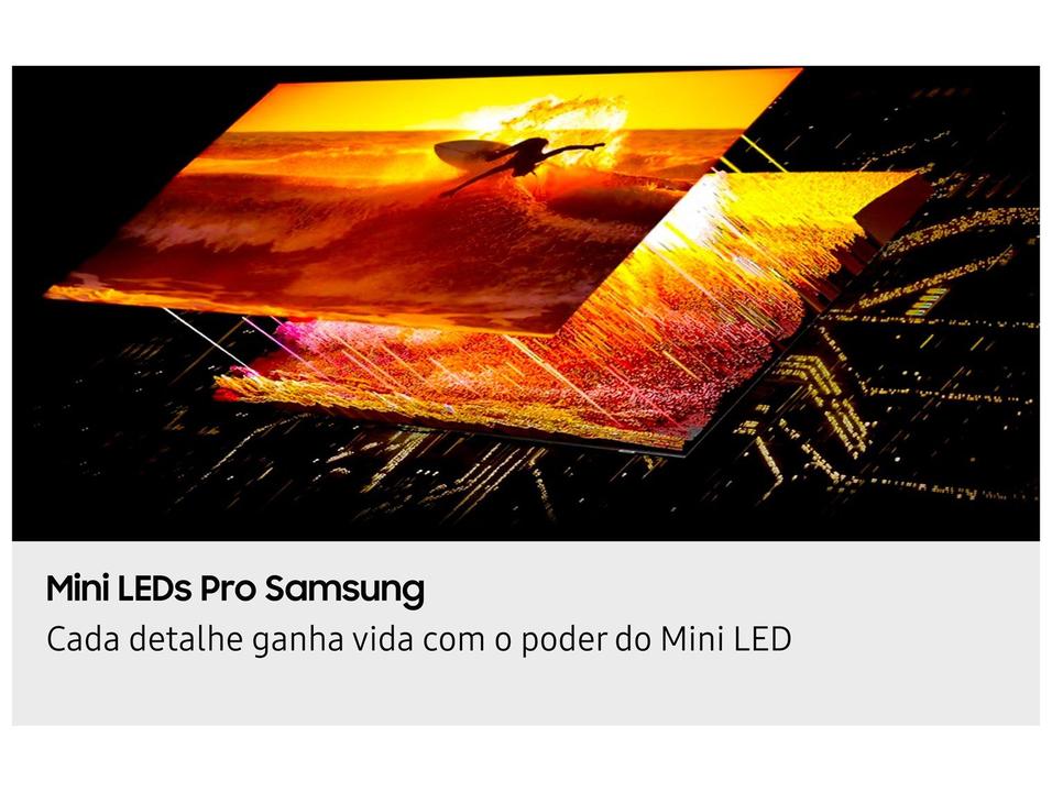 Smart TV 55" Samsung Ultra 4K Neo QLED Ultra QN85F QN55QN85FAGXZD 120Hz Tizen NQ4 AI Gen2 Bixby Alexa 4 HDMI - 2