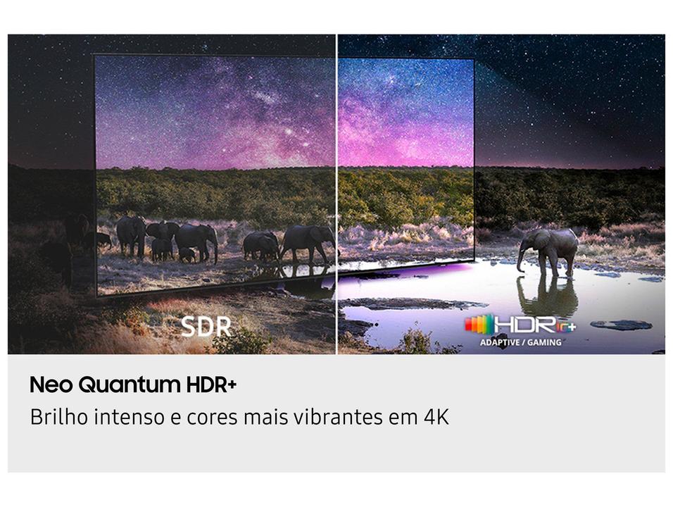 Smart TV 55" Samsung Ultra 4K Neo QLED Ultra QN85F QN55QN85FAGXZD 120Hz Tizen NQ4 AI Gen2 Bixby Alexa 4 HDMI - 5