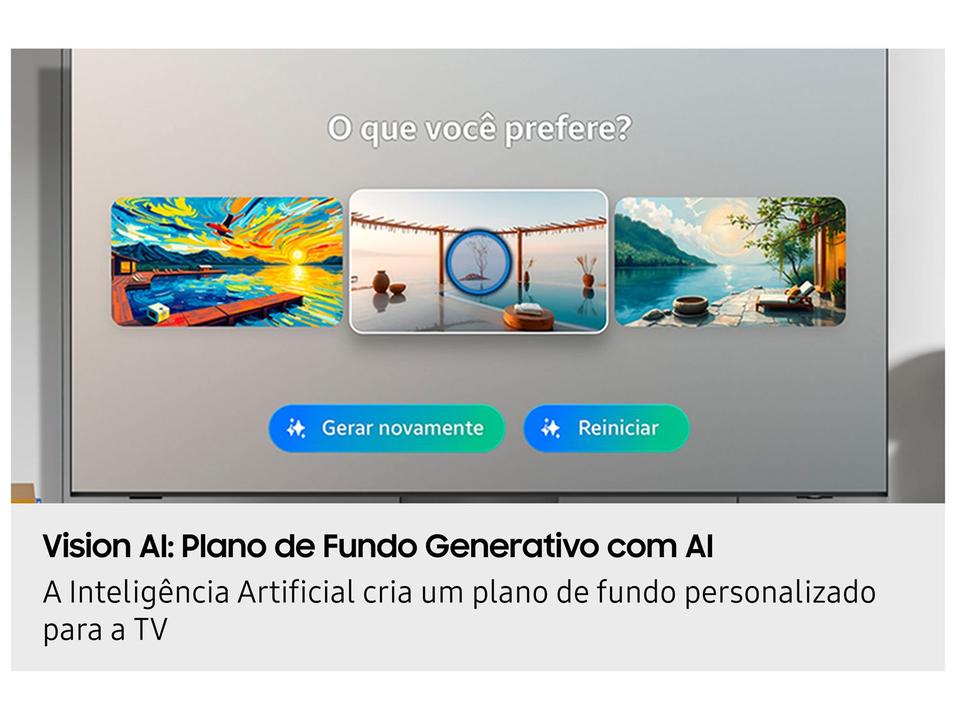 Smart TV 55" Samsung Ultra 4K QLED QN55Q7FAAGXZD Tizen Q4 AI 3 HDMI - 5