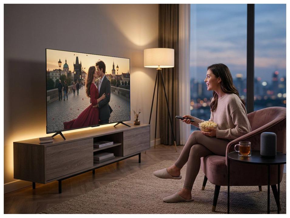 Smart TV 55" TCL 4K UHD QLED 55P7L Google TV 2026 - 1