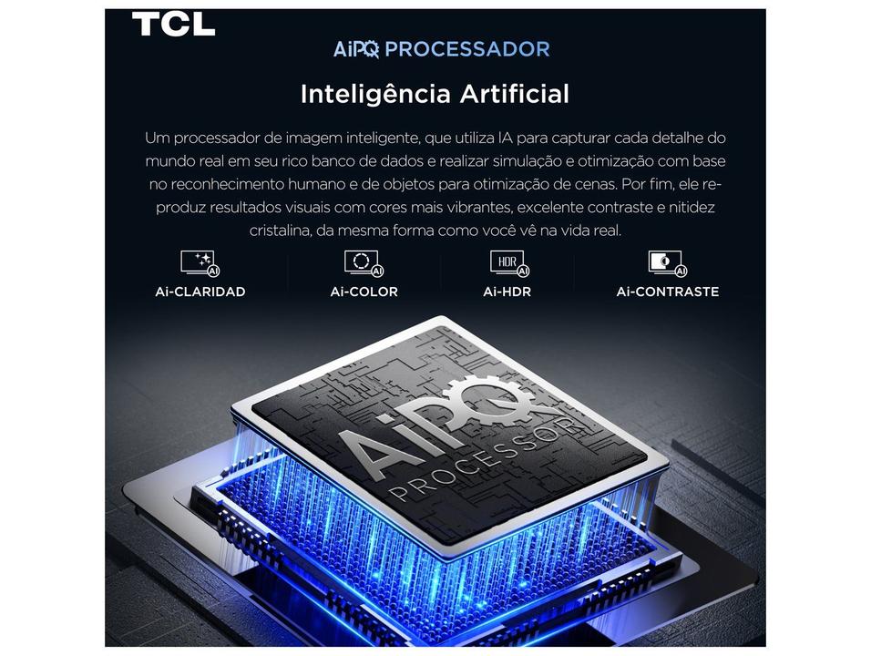 Smart TV 55" TCL 4K UHD QLED 55T6C Google TV 2026 - 4