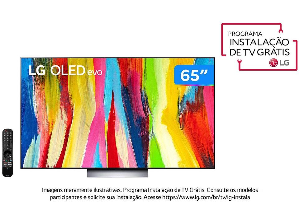 Smart TV 65” 4K OLED LG ThinQ OLED65C2PSA 120Hz - 1