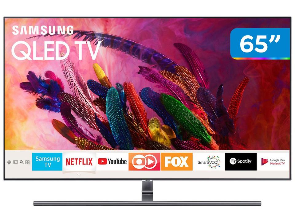 Smart TV 65” 4K QLED Samsung QN65Q7FNAGXZD - Wi-Fi 4 HDMI 3 USB