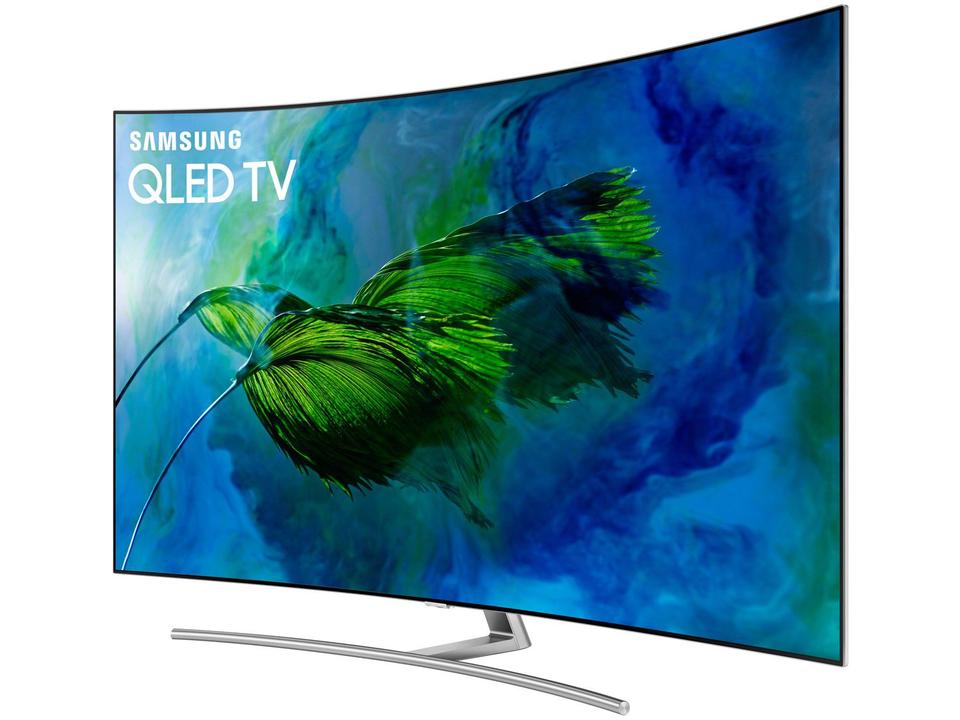 Smart TV 65” 4K QLED Samsung QN65Q8CAMGXZD - Curva Wi-Fi 4 HDMI 3 USB - 6