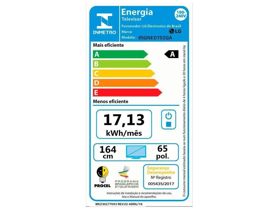 Smart TV 65” 4K UHD QNED LG 65QNED7SSQA - 13