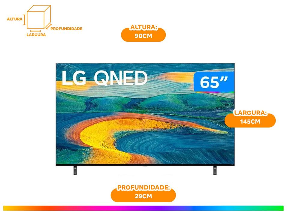 Smart TV 65” 4K UHD QNED LG 65QNED7SSQA - 14