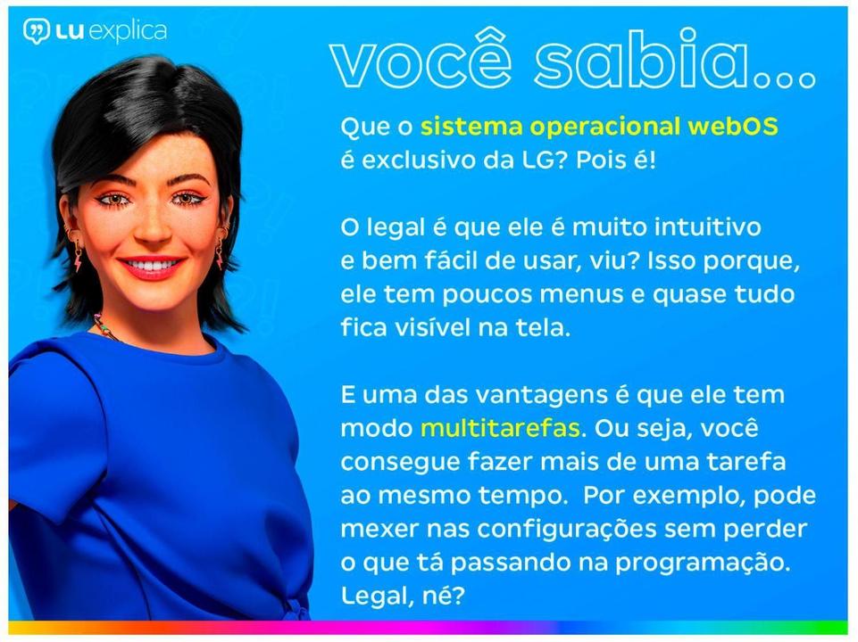 Smart TV 65” 4K UHD QNED LG 65QNED7SSQA - 3