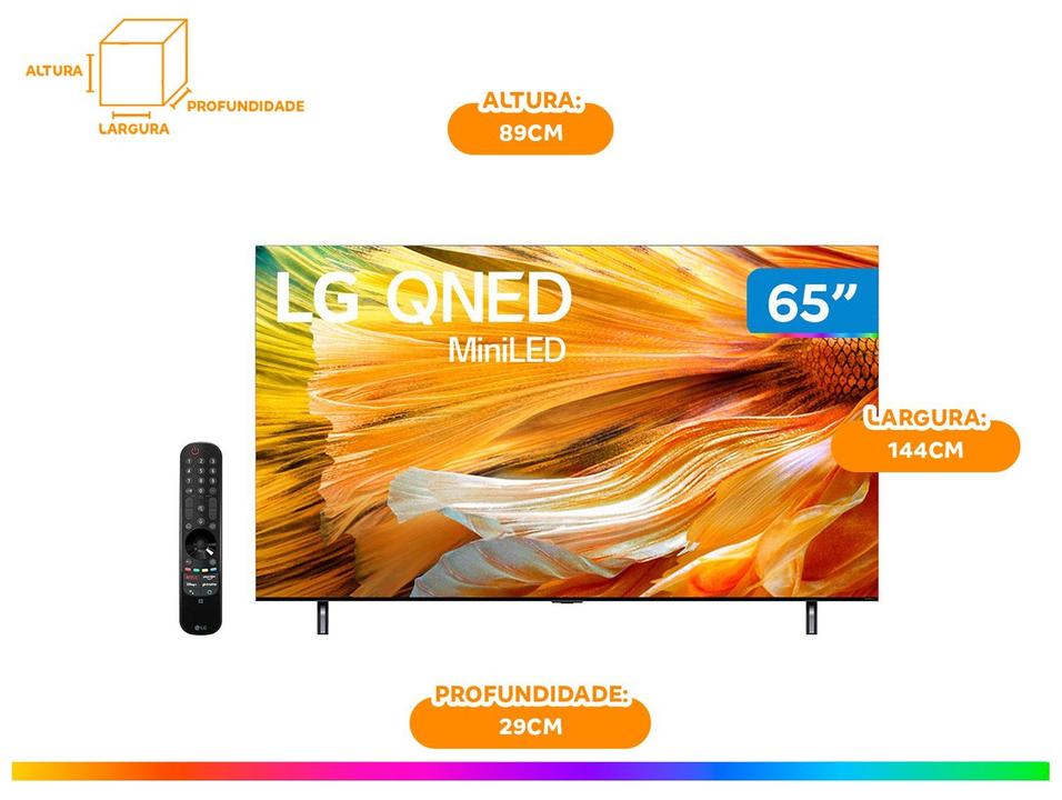 Smart TV 65” 4K UHD QNED Mini-LED LG - 18